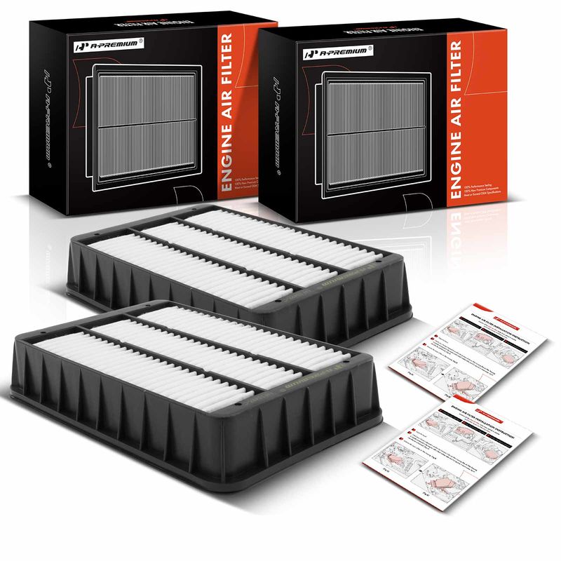 2x Engine Air Filter for Mitsubishi Lancer Outlander Outlander Sport