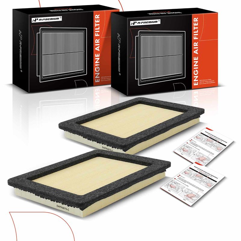 2x Engine Air Filter for Ford Expedition F-250 350 Super Duty Lincoln Mark LT