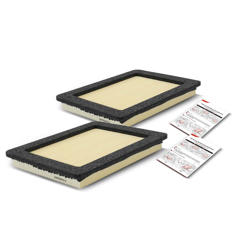 2x Engine Air Filter for Ford Expedition F-250 350 Super Duty Lincoln Mark LT