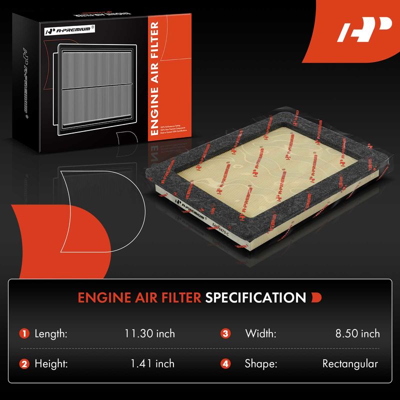 2x Engine Air Filter for Ford Expedition F-250 350 Super Duty Lincoln Mark LT