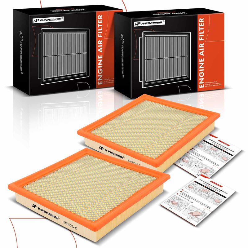 2x Engine Air Filter for Ford F-150 Expedition F-250 F-350 F-450 Super Duty