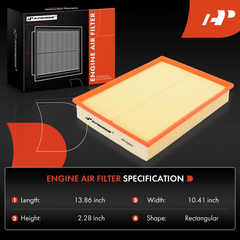 2x Engine Air Filter for Dodge Freightliner Mercedes-Benz Sprinter 1500 2500