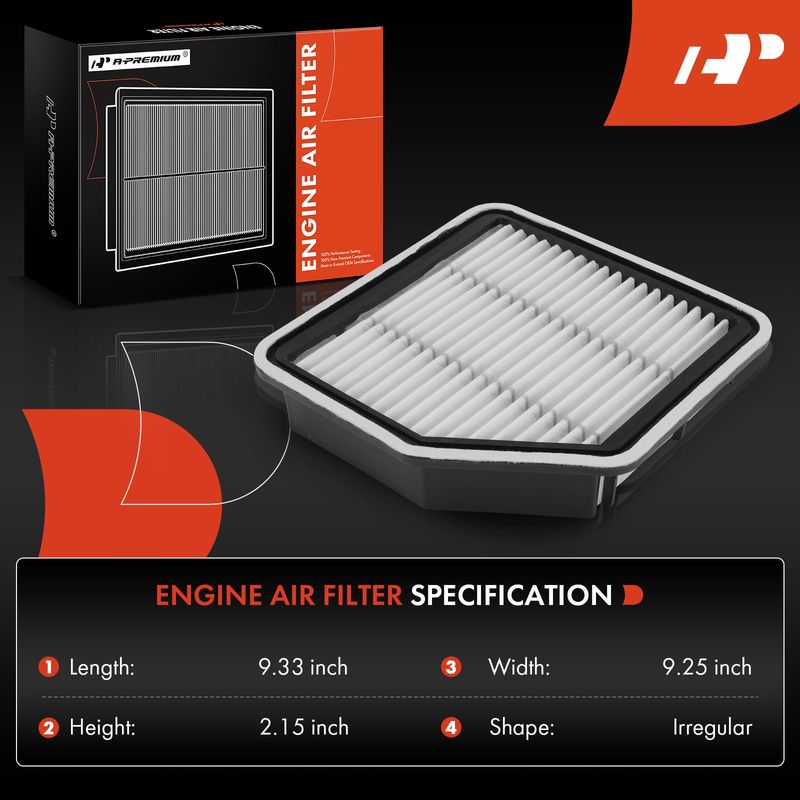 2x Engine Air Filter for Lexus GS350 07-11 GS430 06-07 IS250 06-13 IS350 06-15