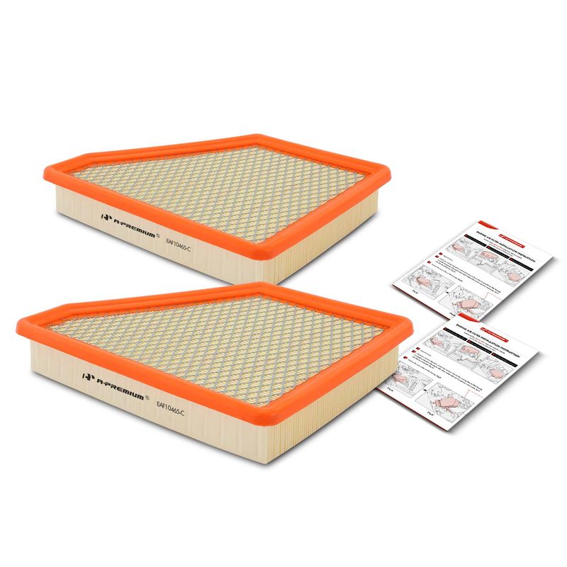 2x Engine Air Filter for Chevy Equinox GMC Terrain 2010-2017 L4 2.4L V6 3.0L 3.6L