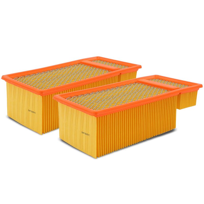 2x Engine Air Filter for Ford F-250 F-350 F-450 F-550 Super Duty 11-16 F650 F750
