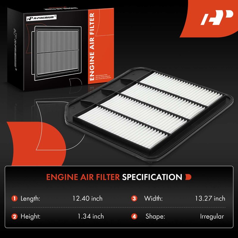 Engine Air Filter for INFINITI QX56 11-13 QX80 14-22 Nissan Armada 17-22