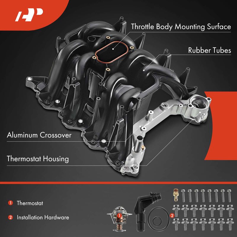 Upper Intake Manifold with Gaskets For Ford F-150 2000-2003 F-250 5.4L V8