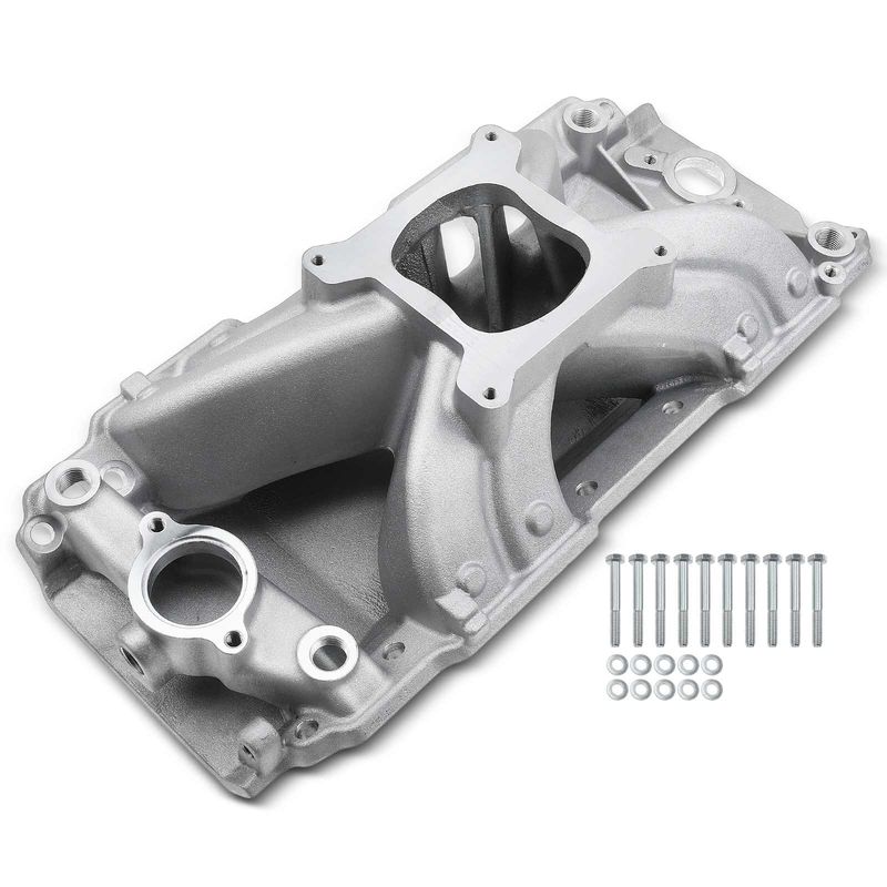 High Rise Oval Port Big Block Intake Manifold for Chevy Single Plane 3000-7500