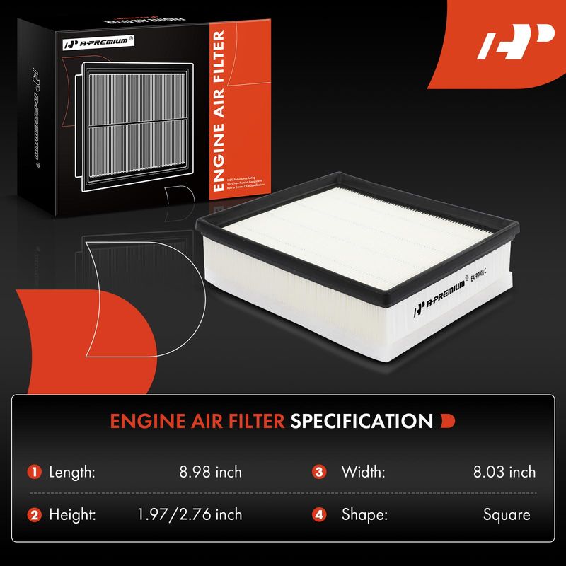 Engine Air Filter for BMW F22 228i F30 320i 328d 328i F32 428i xDrive L4 2.0L
