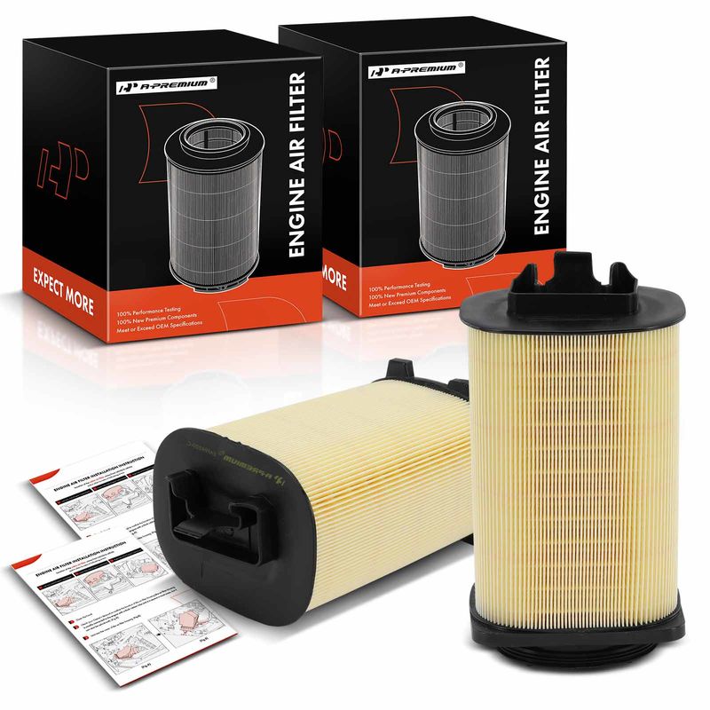 2x Engine Air Filter for Mercedes-Benz W212 W213 E200 2014-2021 GLC250 INFINITI