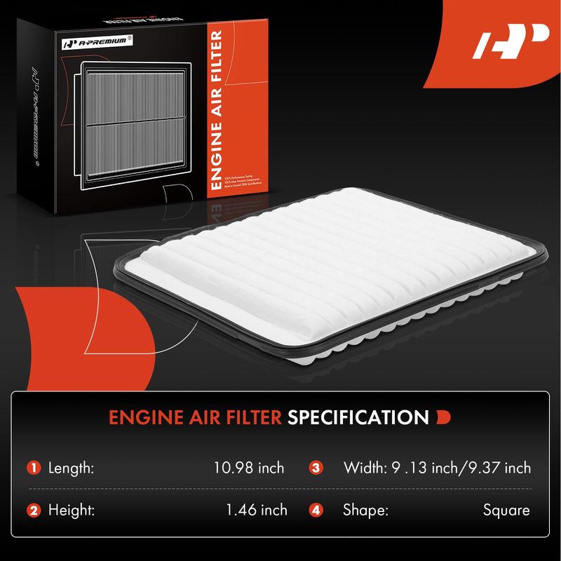 2x Engine Air Filter for Chevy Equinox 2005-2009 Malibu Buick Cadillac Pontiac