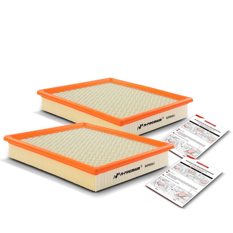 2x Engine Air Filter for Ford Mustang 2005-2010 V6 4.0L V8 4.6L