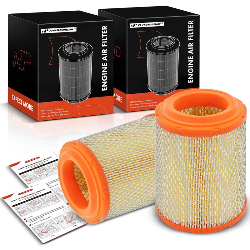 2x Engine Air Filter for Jeep Compass Patriot 2011-2017 Dodge 2011-2012 2.0L 2.4L