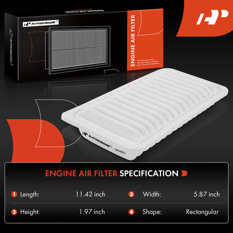 Engine Air Filter for Toyota Corolla Matrix Pontiac Vibe Scion tC Subaru BRZ