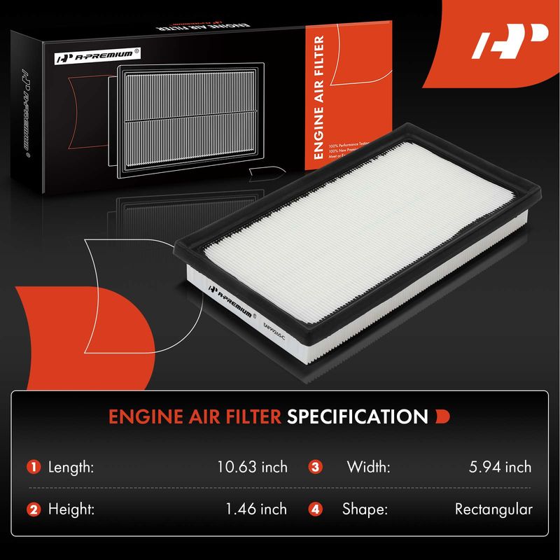 Engine Air Filter for Lexus ES250 ES300h UX200 Subaru BRZ Toyota Avalon RAV4