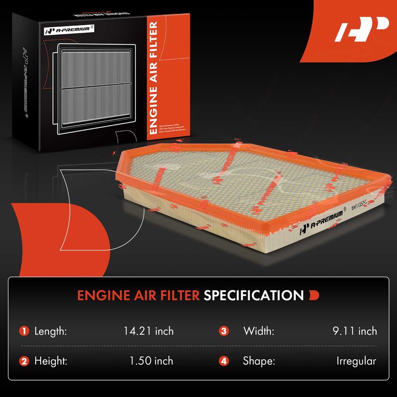 Engine Air Filter for Chrysler 300 Dodge Challenger Charger 2011-2022