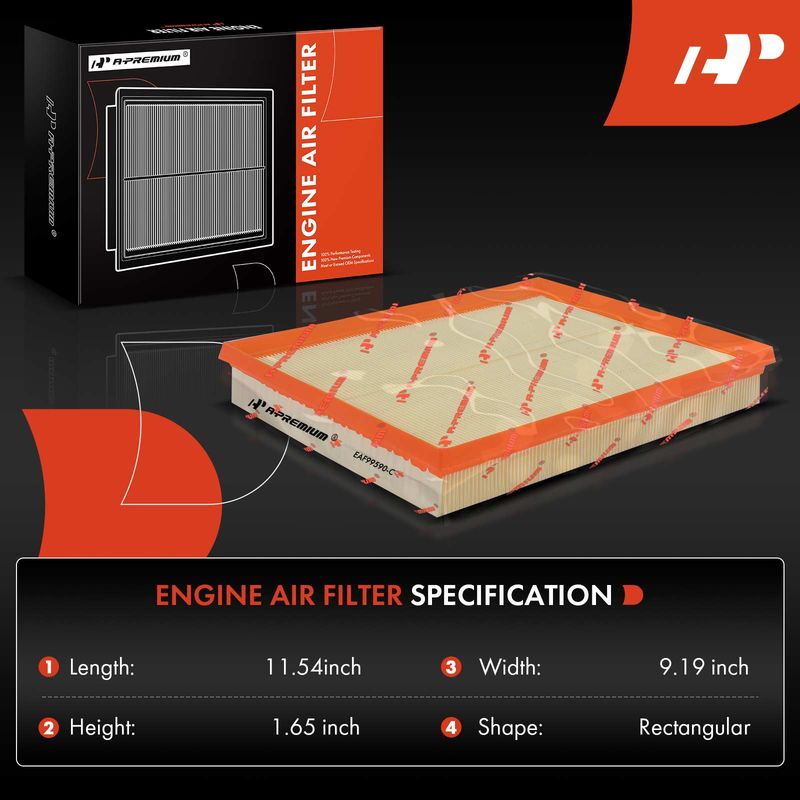 Engine Air Filter for Chevrolet Astra 2000-2008 Zafira Saturn L4 1.8L