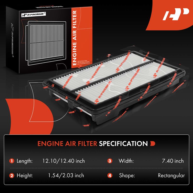 Engine Air Filter for Acura TLX 2015-2020 Honda Accord 2013-2017 V6 3.5L