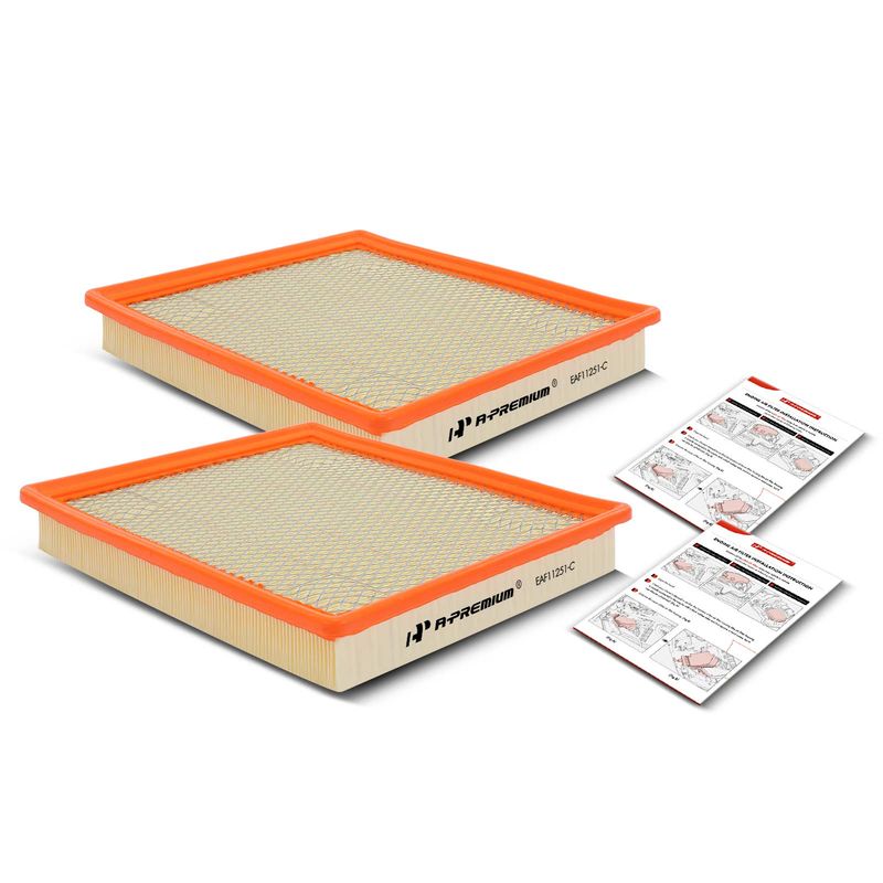 2x Engine Air Filter for Chevrolet Malibu Impala Cadillac XTS Buick Regal