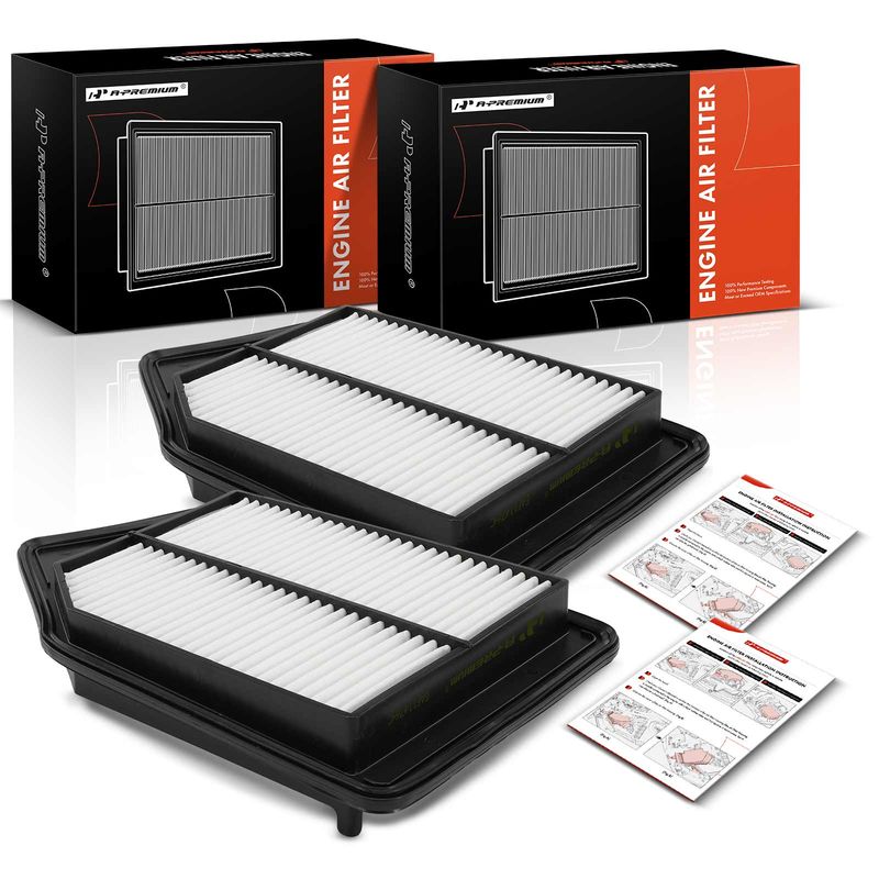 2x Engine Air Filter for Honda Accord 2013-2017 Acura TLX 2015-2020 L4 2.4L