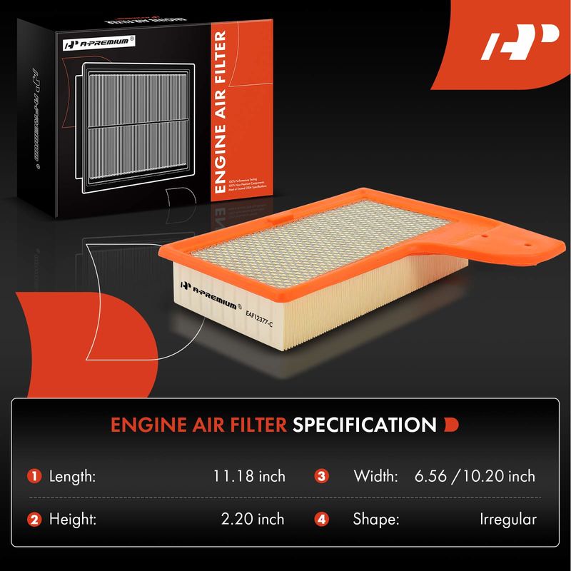 2x Engine Air Filter for Ford Mustang 2015-2022 L4 2.3L V6 3.7L V8 5.0L
