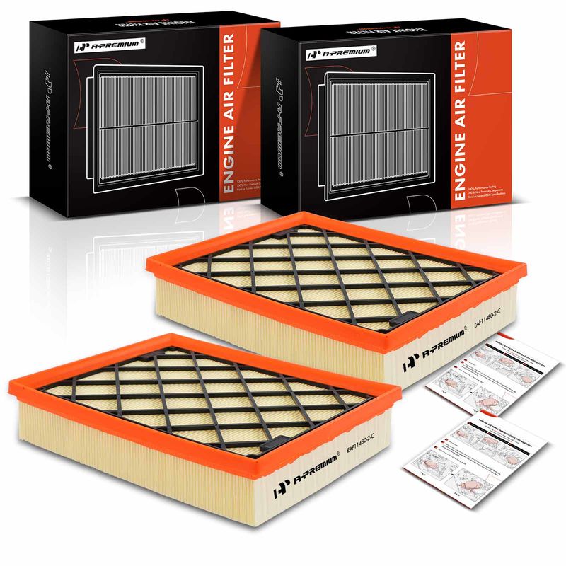 2x Engine Air Filter for Ford Fusion Edge Lincoln Continental MKX MKZ Nautilus