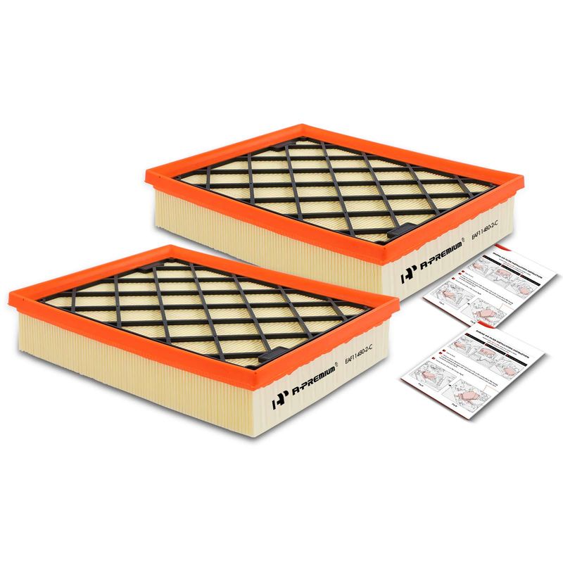 2x Engine Air Filter for Ford Fusion Edge Lincoln Continental MKX MKZ Nautilus