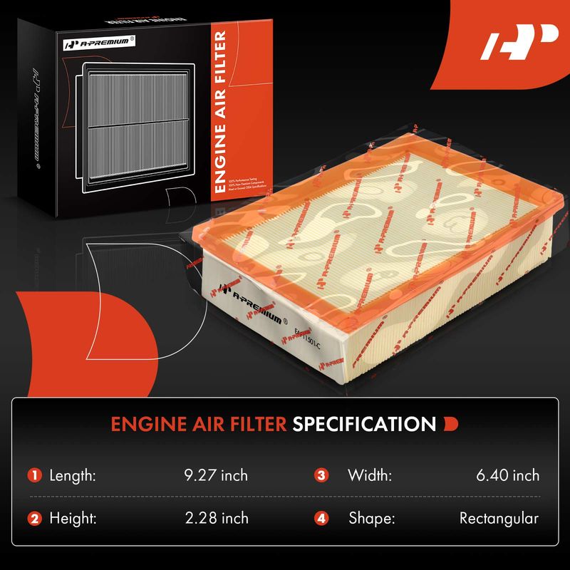 Engine Air Filter for Chevrolet Trax Buick Encore 2013-2022 L4 1.4L