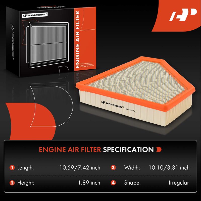 Engine Air Filter for Cadillac CTS 2016-2019 V8 6.2L
