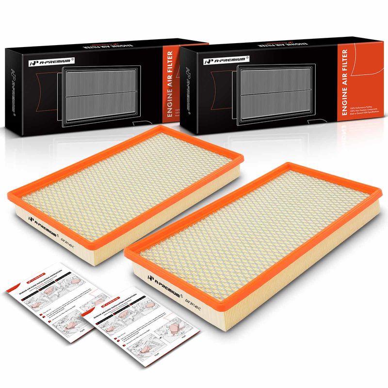 2x Engine Air Filter for Chevrolet Blazer Express 1500 GMC Yukon Pontiac Firebird