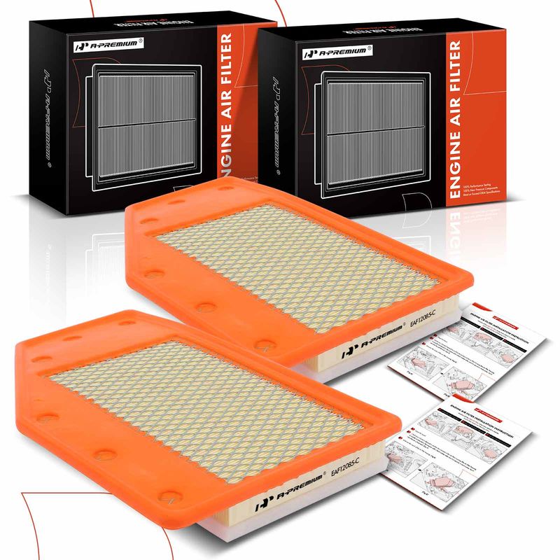 2x Engine Air Filter for Chevrolet Malibu 2016-2022 Buick LaCrosse L4 1.5L 2.5L