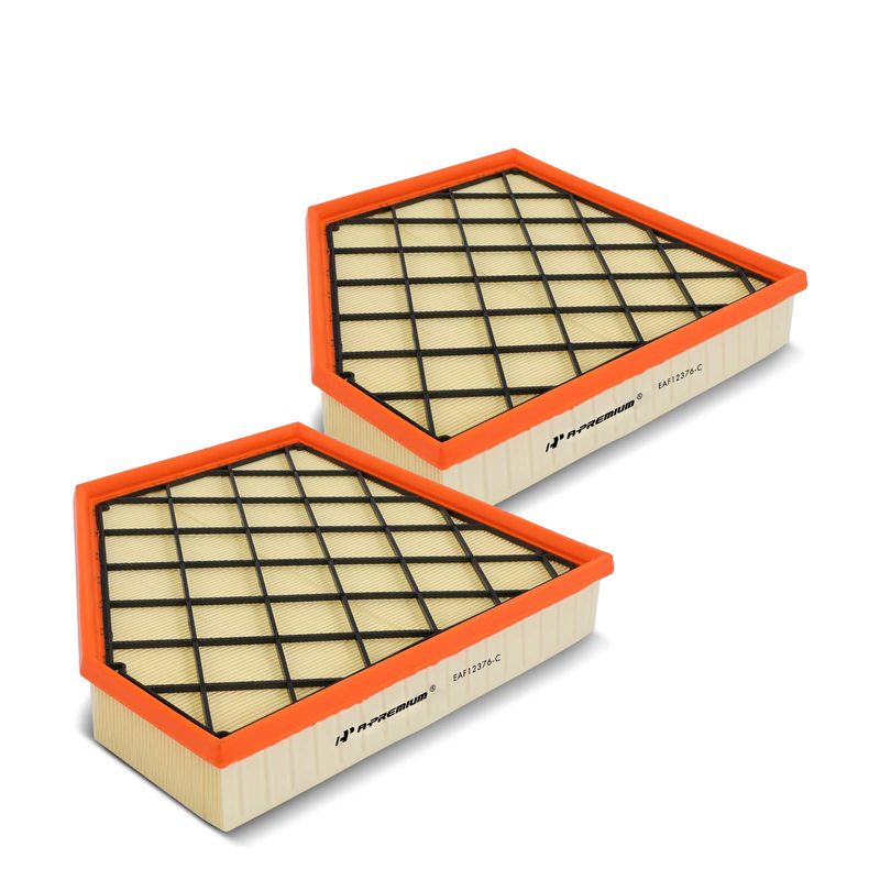 2x Engine Air Filter with Flexible Panel for Chevrolet Camaro 2016-2022 6.2L