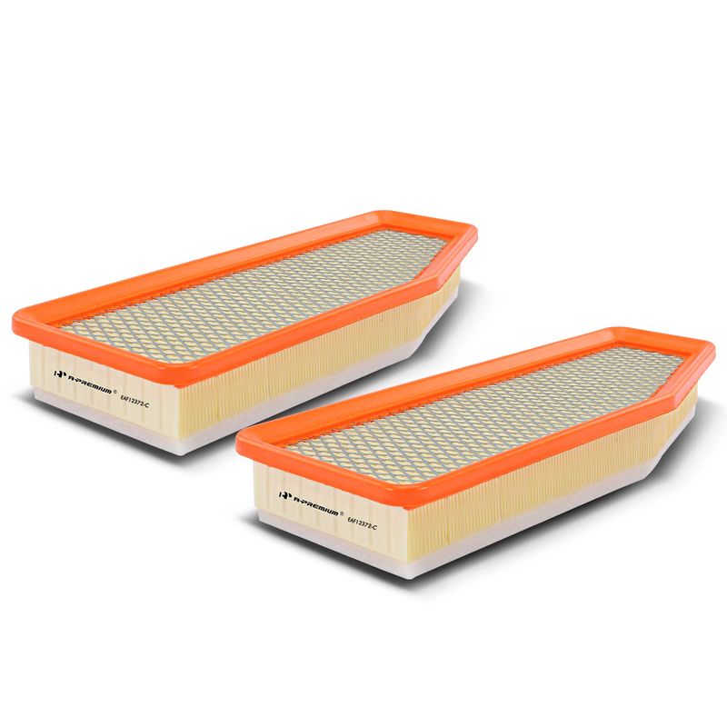 2x Engine Air Filter with Flexible Panel for Jeep Cherokee 2019-2022