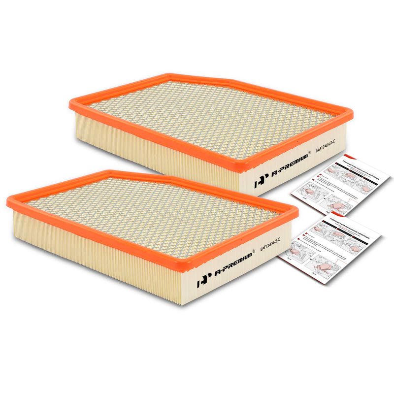 2x Engine Air Filter for Chevrolet Silverado Tahoe 1500 GMC Sierra 1500 Cadillac