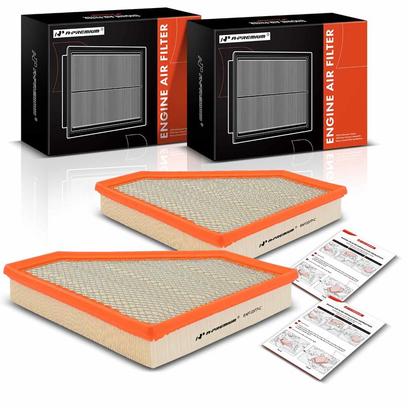 2x Engine Air Filter for Cadillac CTS 2016-2019 V8 6.2L