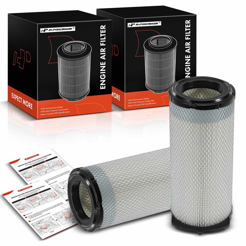 2x Engine Air Filter for Chevrolet Express GMC Savana 2500 3500 17-22 4500 17-20