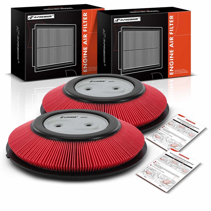 2x Engine Air Filter for Nissan D21 Pickup 90-94 Frontier 98-04 Pickup 95-97