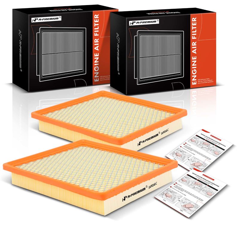 2x Engine Air Filter for Dodge Grand Caravan Chrysler 200 Sebring Voyager VW
