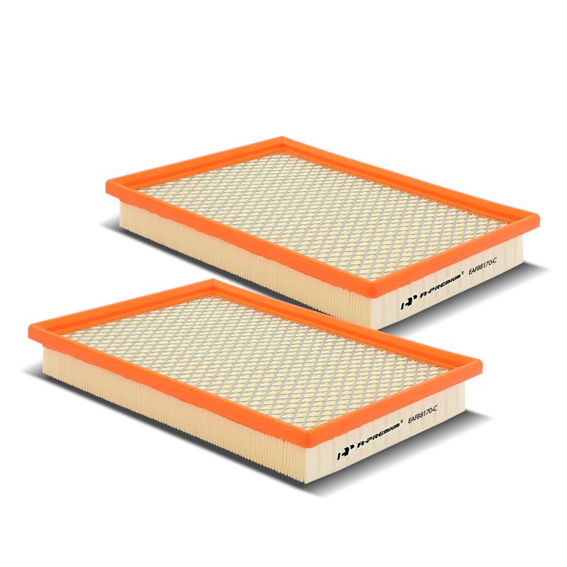 2x Engine Air Filter for Jeep Grand Cherokee 05-10 Commander 06-10 Liberty