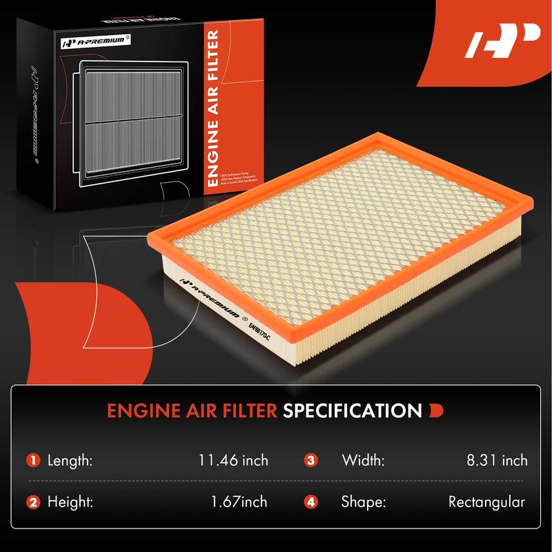 Engine Air Filter for Jeep Grand Cherokee 05-10 Commander 06-10 Liberty