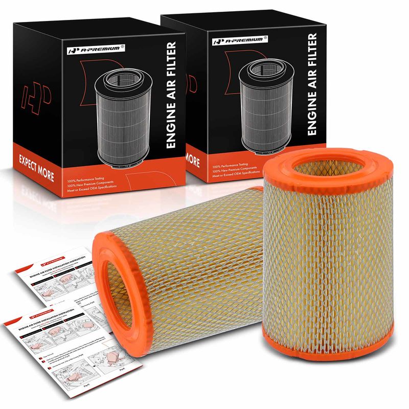 2x Engine Air Filter for Chevrolet Trailblazer 2002-2009 GMC Envoy Saab Buick