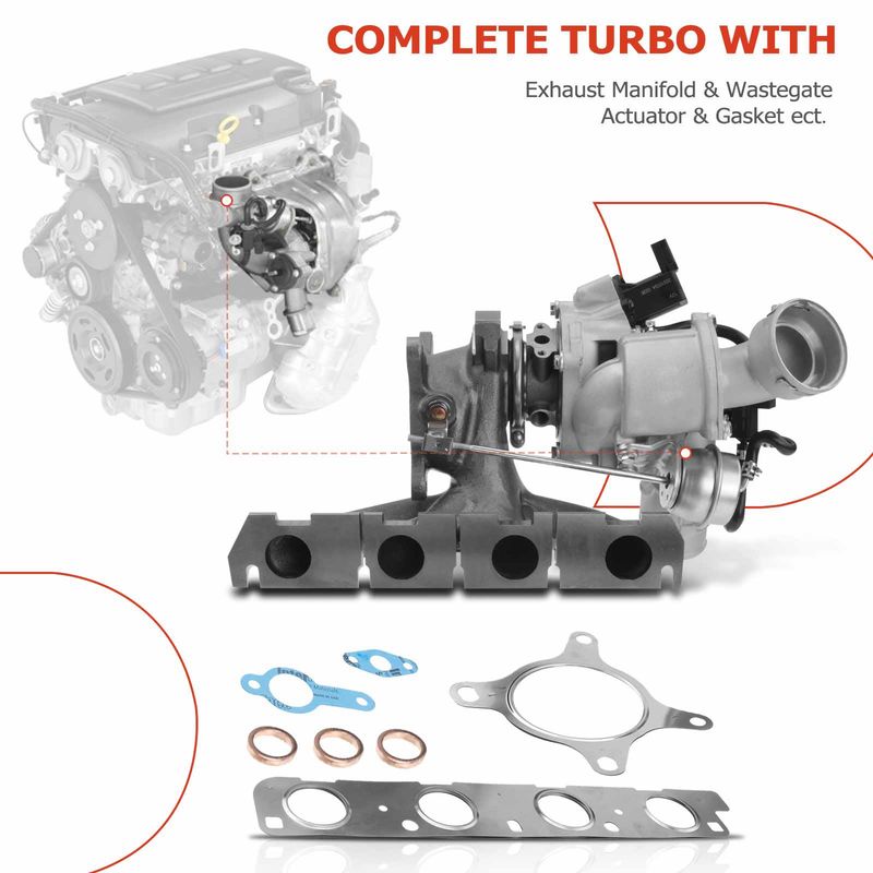 Turbo Turbocharger For Audi A3 2008-2013 VW Beetle CC Jetta Passat 2.0L CCTA