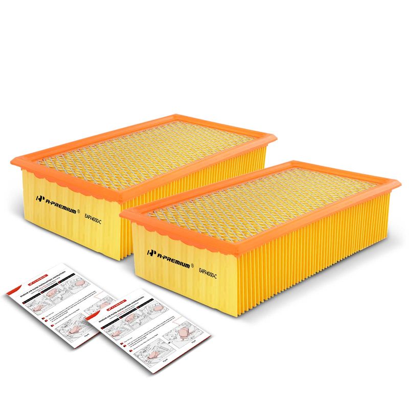 2x Engine Air Filter for Ford Excursion 2000-2003 F-250 350 450 550 Super Duty
