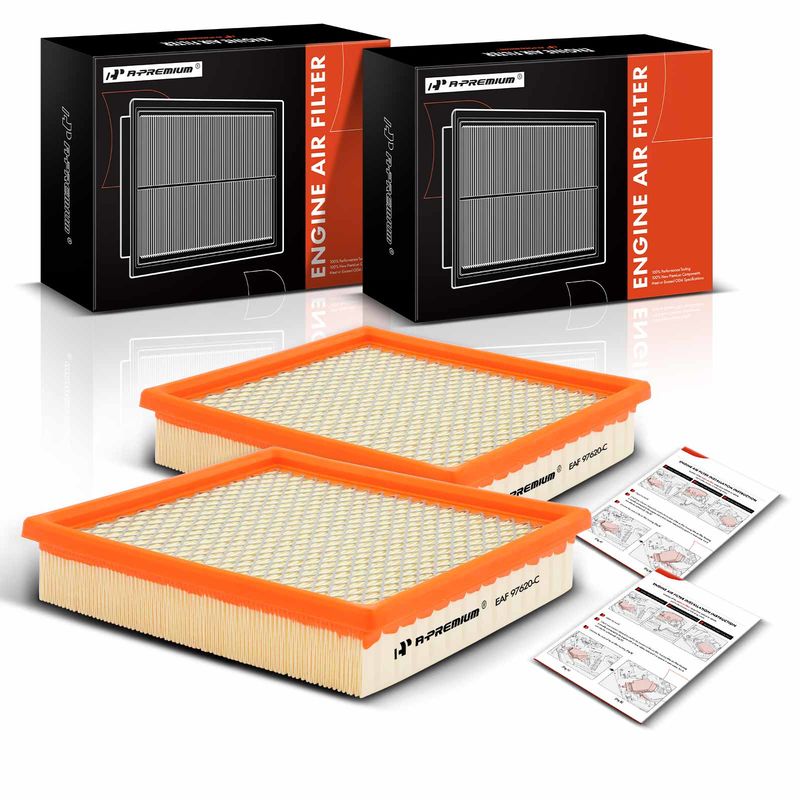 2x Engine Air Filter for Toyota Highlander Dodge Durango Chrysler Aspen Lexus