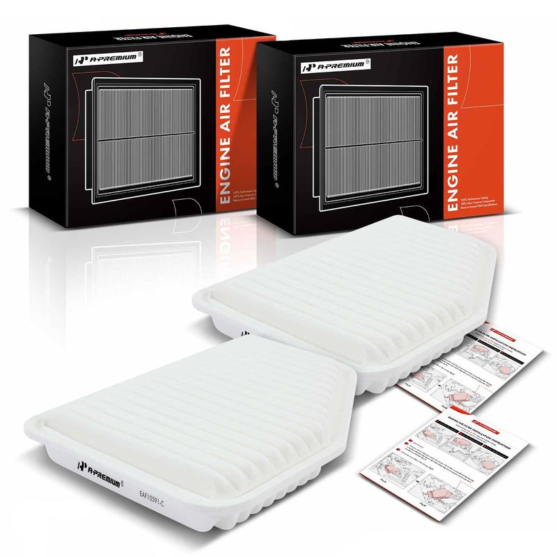 2x Engine Air Filter for Chevrolet Caprice 11-17 SS 14-17 Pontiac G8 08-09