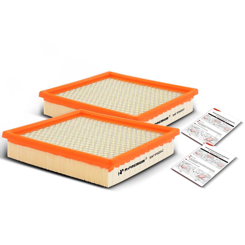 2x Engine Air Filter for Toyota Highlander Dodge Durango Chrysler Aspen Lexus