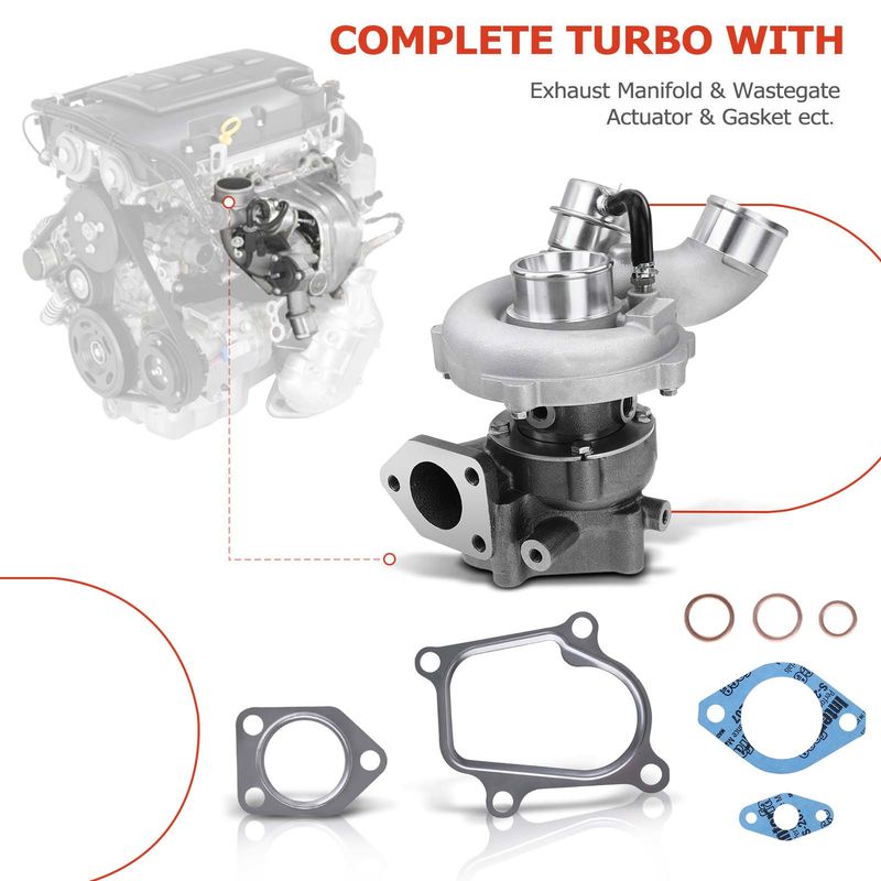 Turbo Turbocharger for Kia Sorento 2.5L CRDI D4CB Model GT1752S 140HP