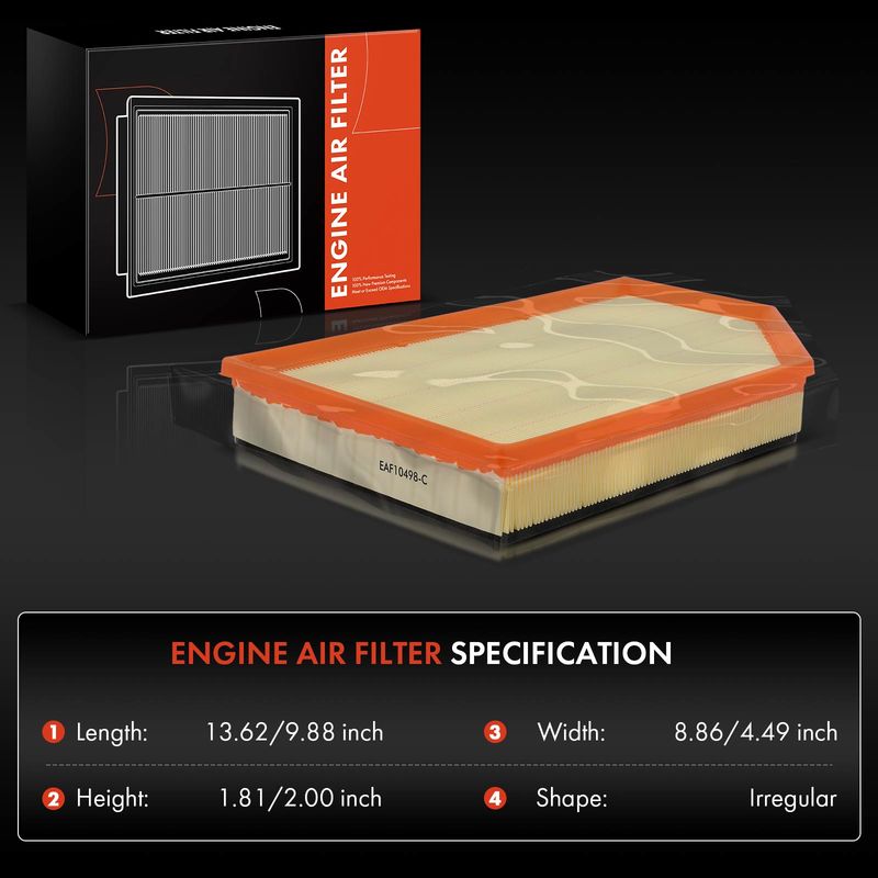 Engine Air Filter for Volvo S60 Cross Country S80 V60 Cross Country XC60 XC70