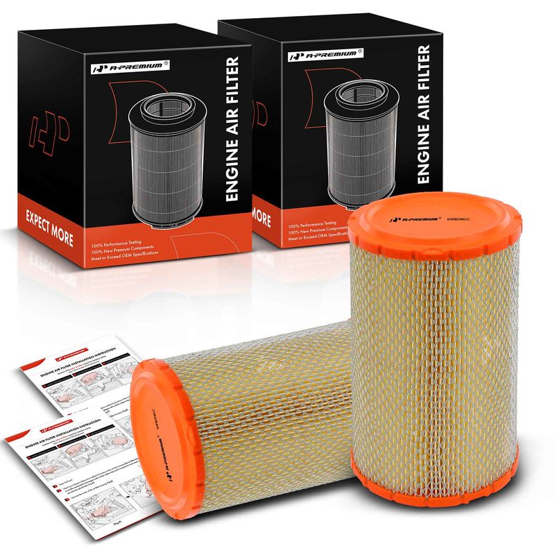 2x Engine Air Filter for Cadillac Escalade Chevrolet C1500 Tahoe GMC K3500 Yukon