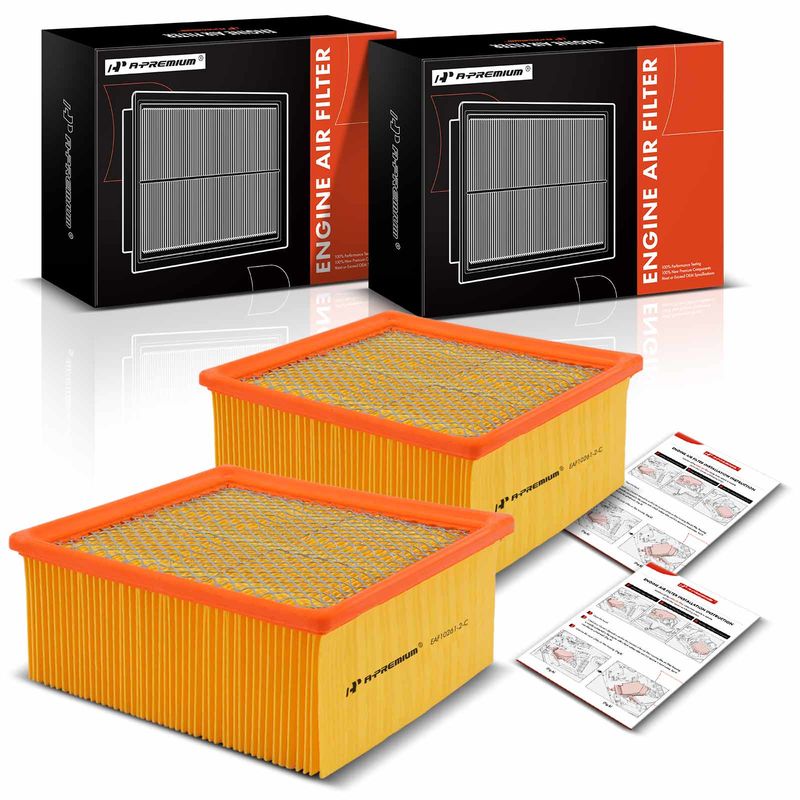 2x Engine Air Filter for Ram 2500 3500 4500 5500 Dodge Ram 2500 Ram 3500 Sterling